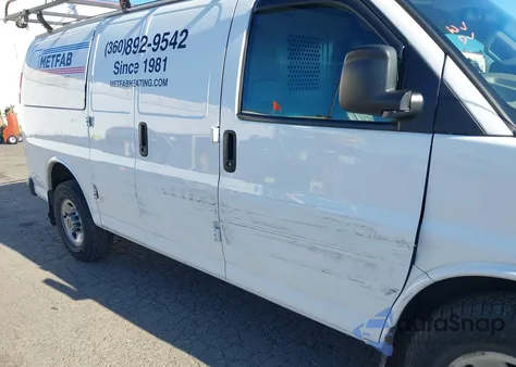 2017 GMC Savana 2500 Work Van from USA, damaged, VIN 1GTW7AFF4H1104939